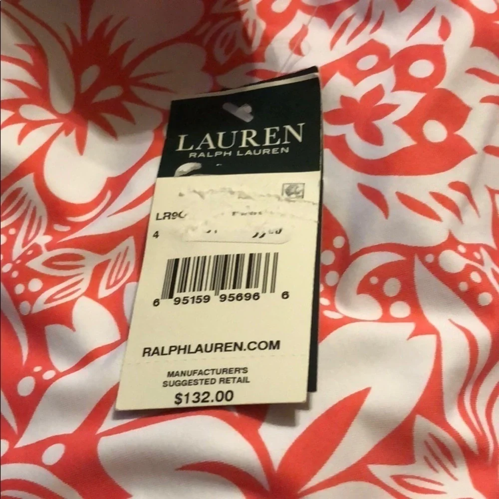 LAUREN Ralph Lauren Hawaiian Bandeau One Piece